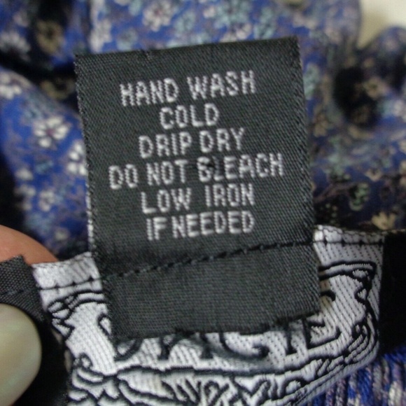 ANGIE SMOCKED TOP SHORT DRESS BLUE WHITE DAISEYS 3/4 SLEEVES SZ JR L - Picture 5 of 6